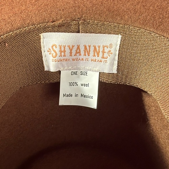 Shyanne Wool Western Cowboy Hat in Brown - Picture 3 of 4